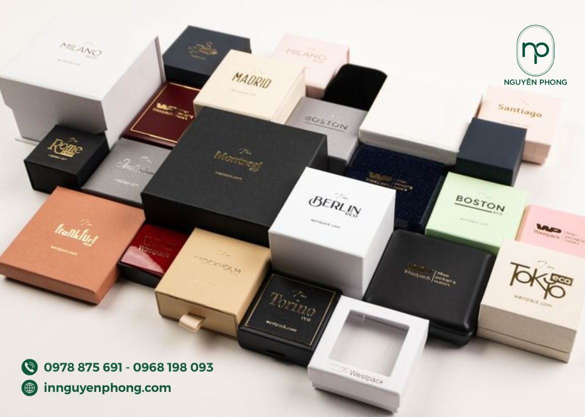 mẫu mối màu đẹp cho hộp giấy đựng trang sức